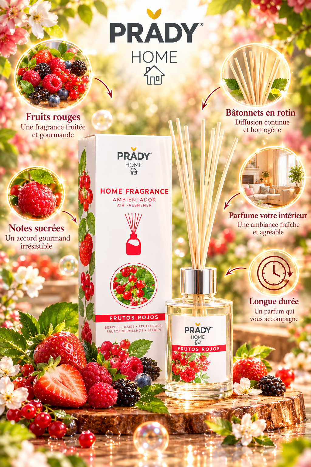 Mikado fruit rouge