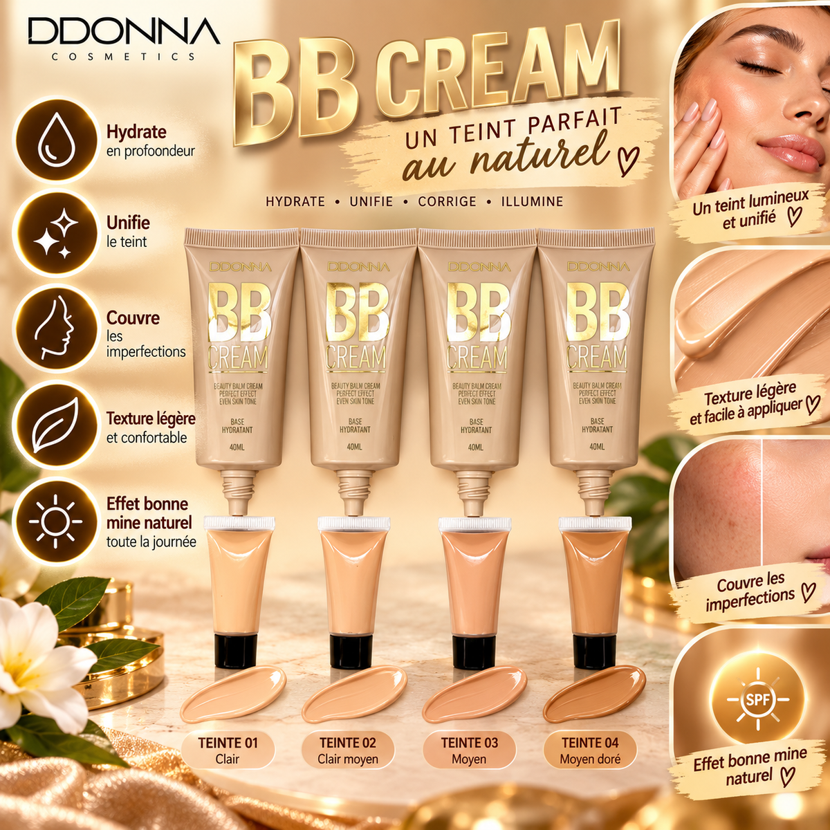 BB Crème Hydratante All In One 13128A - D'Donna
