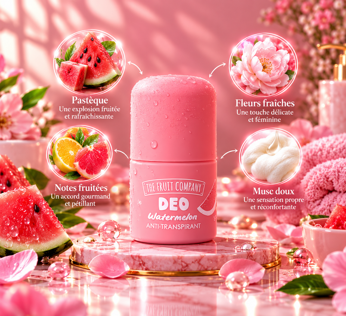 Déodorant pastèque - The fruit company