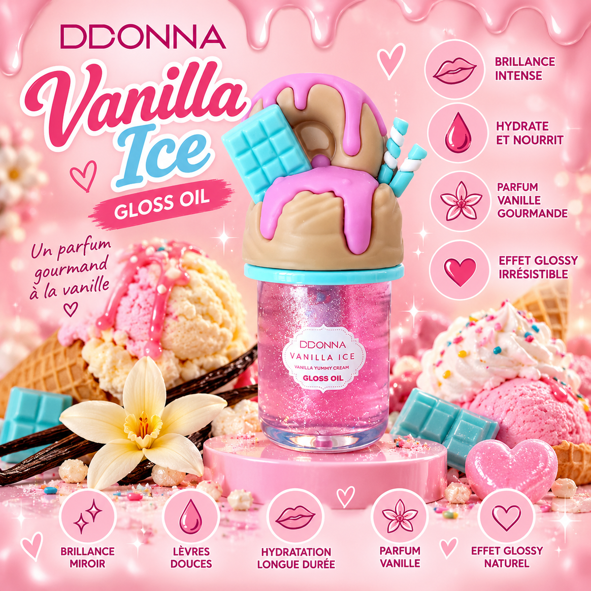 GLOSS VANILLA YUMMY CREAM