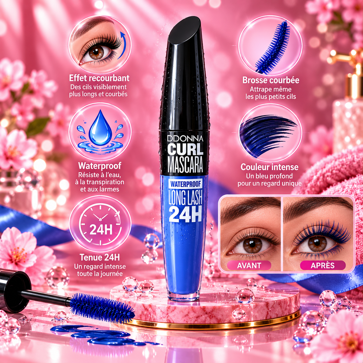 Mascara " BLEU"