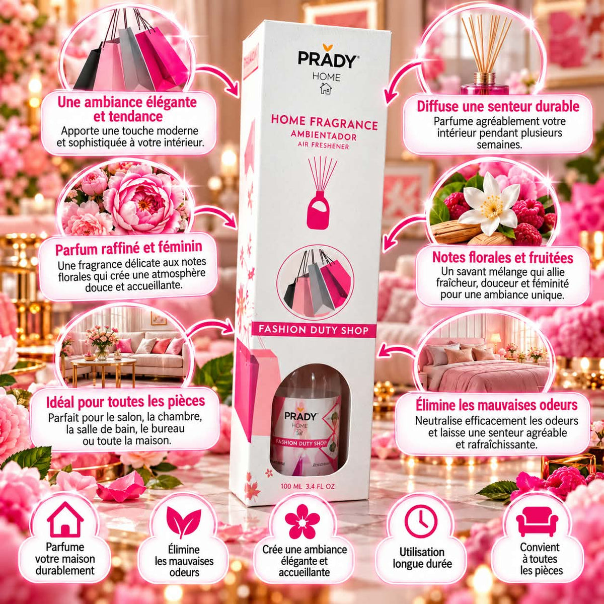 💗🛍️ mikado d'ambiance– FASHION DUTY SHOP 100 ML 🛍️💗
