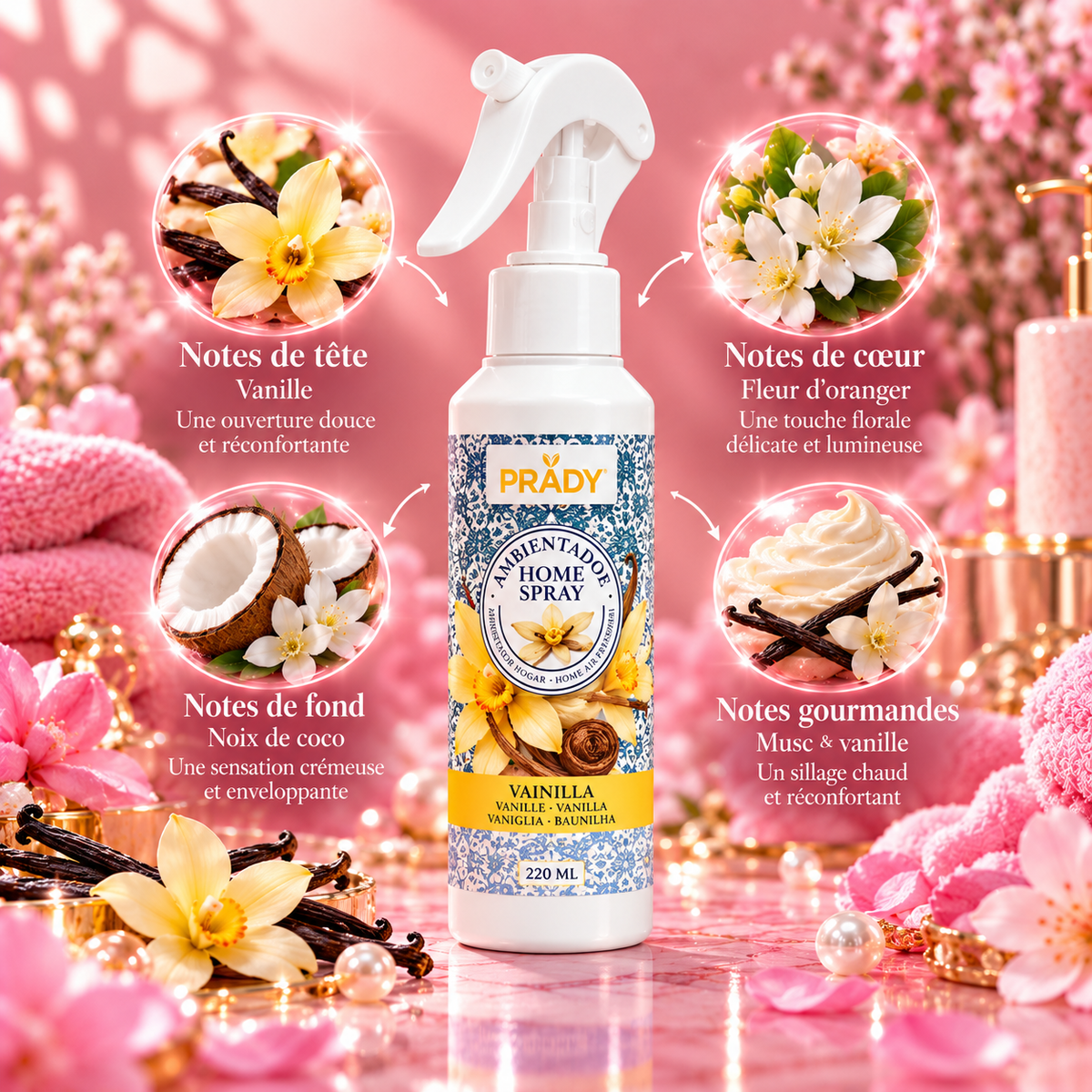 Spray d'ambiance " Vanille